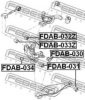 FEBEST FDAB-034 Bush, control arm mounting